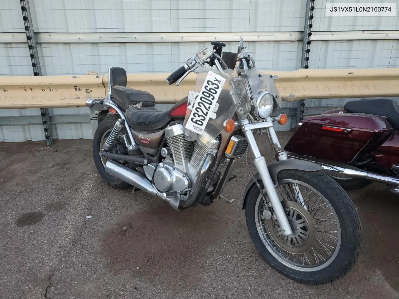 1992 Suzuki Vs1400 Glp VIN: JS1VX51L0N2100774 Lot: 43264685