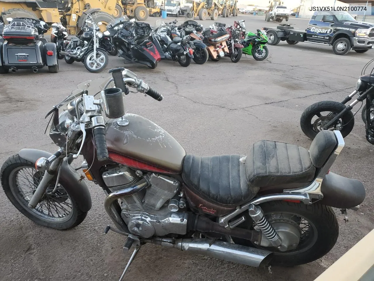 1992 Suzuki Vs1400 Glp VIN: JS1VX51L0N2100774 Lot: 43264685