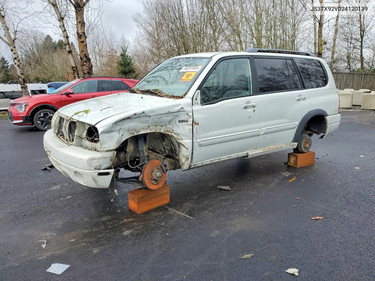 2002 Suzuki Xl7 Plus VIN: JS3TX92V024120139 Lot: 57338956