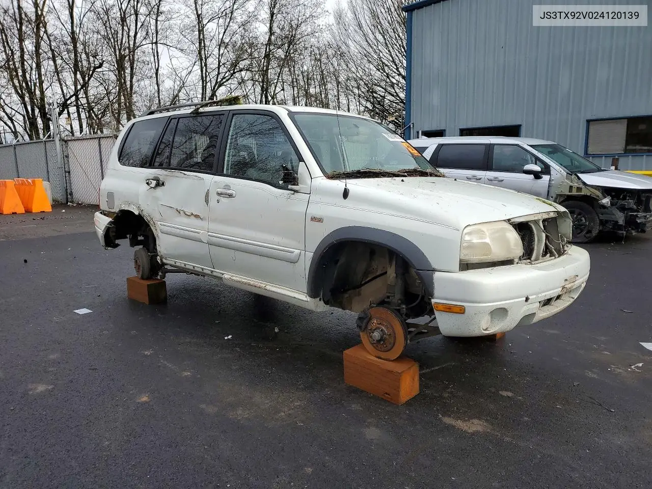 2002 Suzuki Xl7 Plus VIN: JS3TX92V024120139 Lot: 57338956