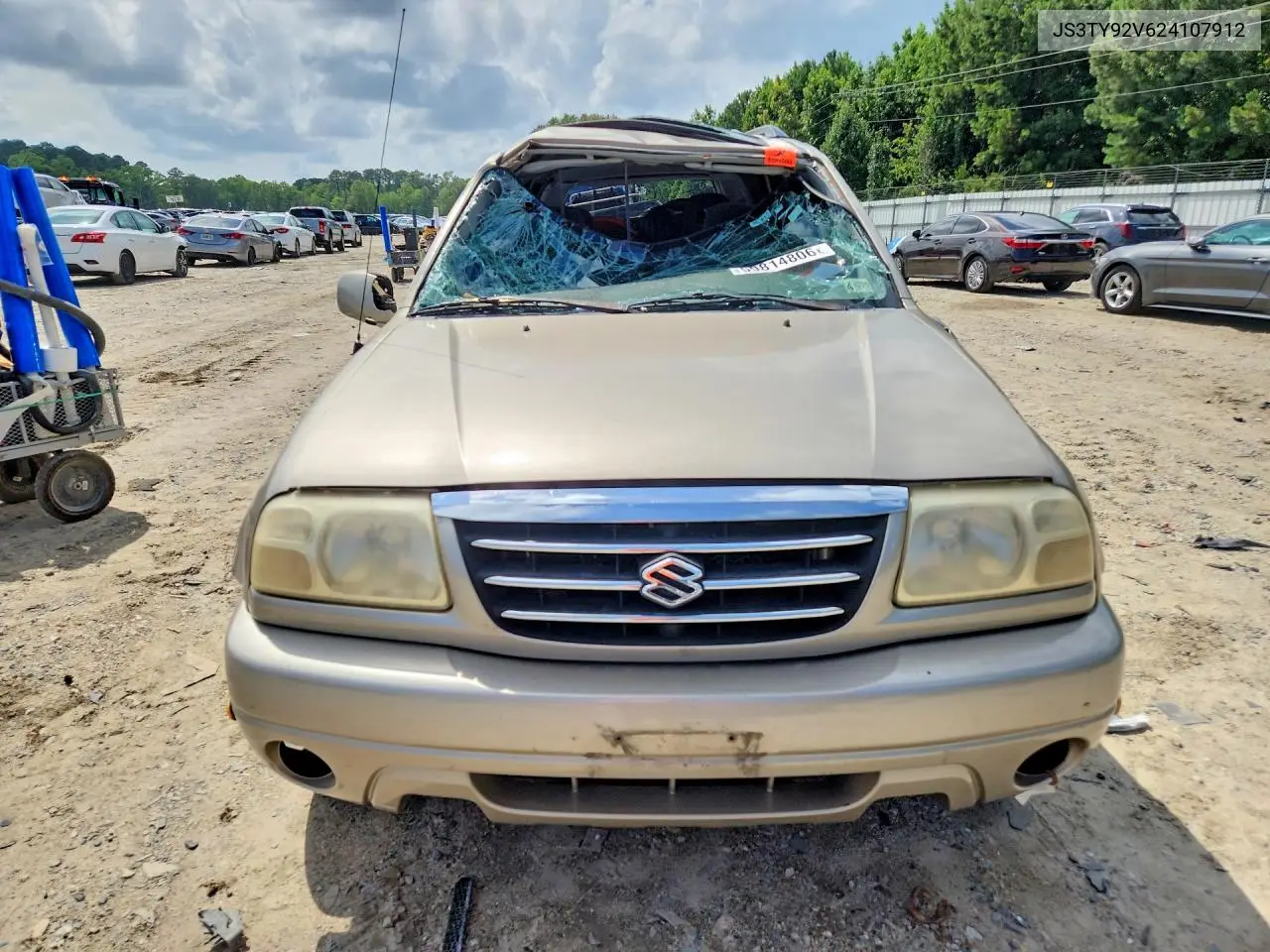 2002 Suzuki Xl7 Plus VIN: JS3TY92V624107912 Lot: 59814806