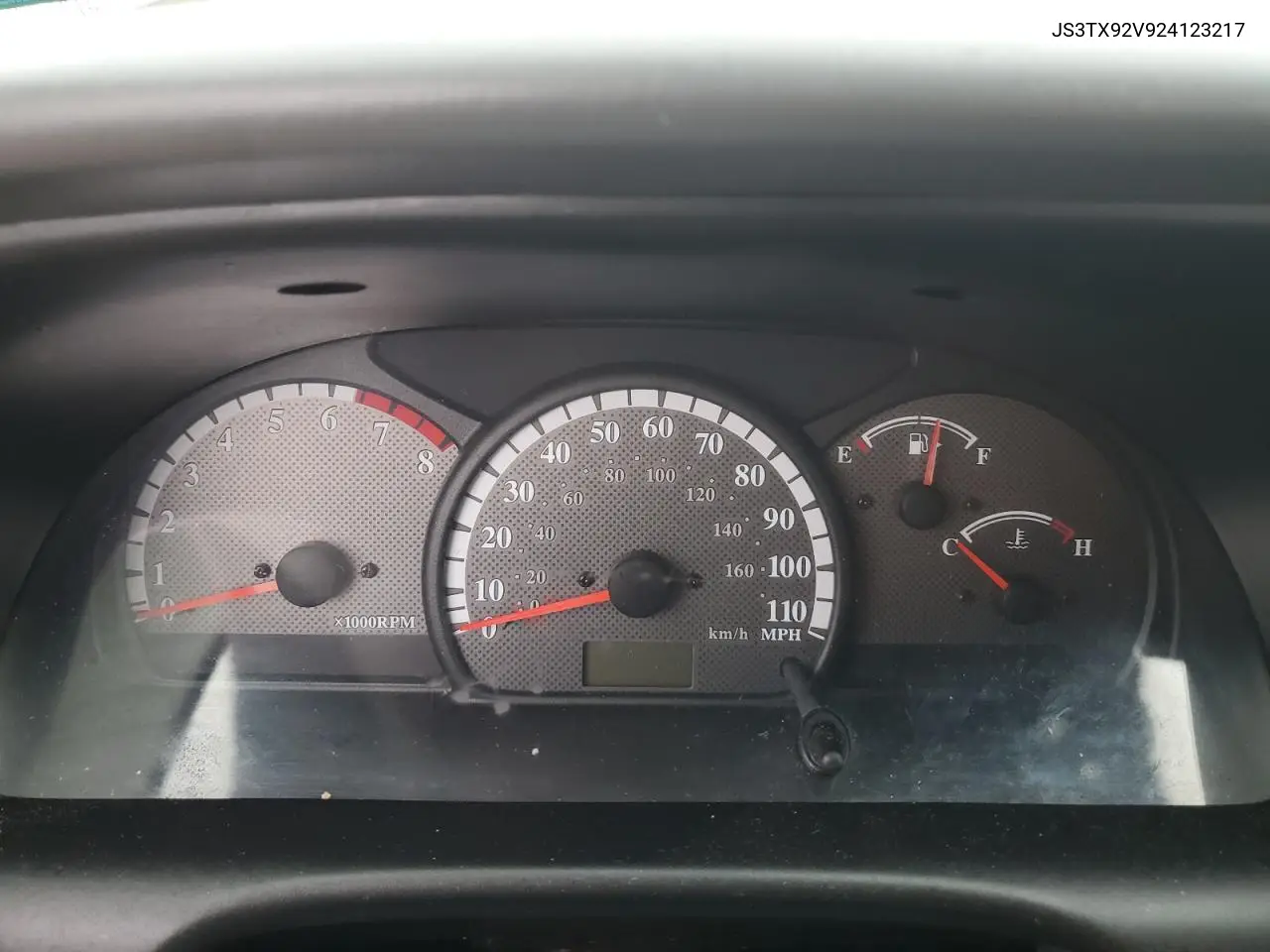 2002 Suzuki Xl7 Plus VIN: JS3TX92V924123217 Lot: 86286835