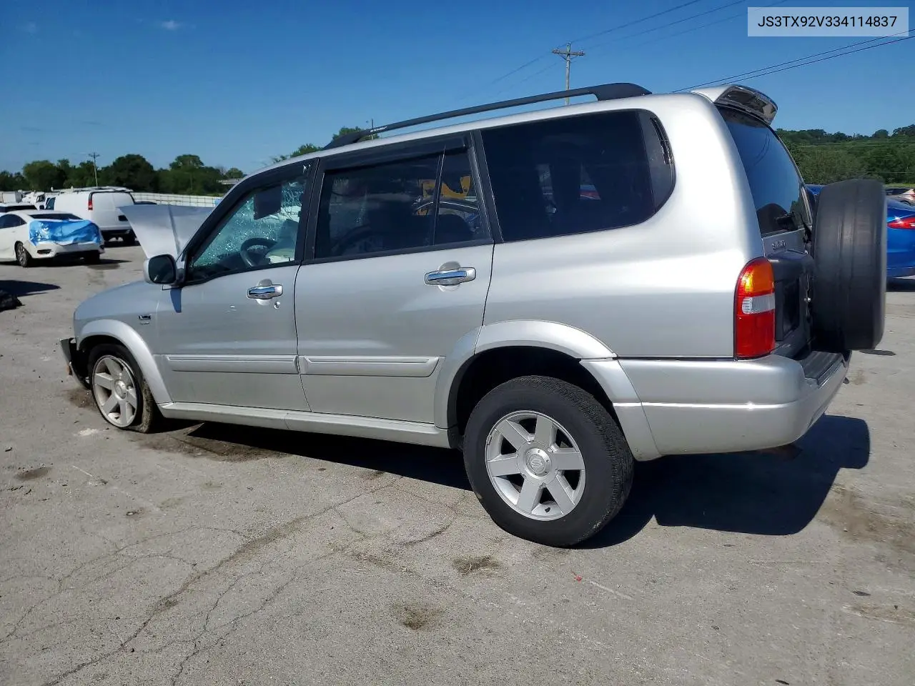 2003 Suzuki Xl7 Plus VIN: JS3TX92V334114837 Lot: 57518026