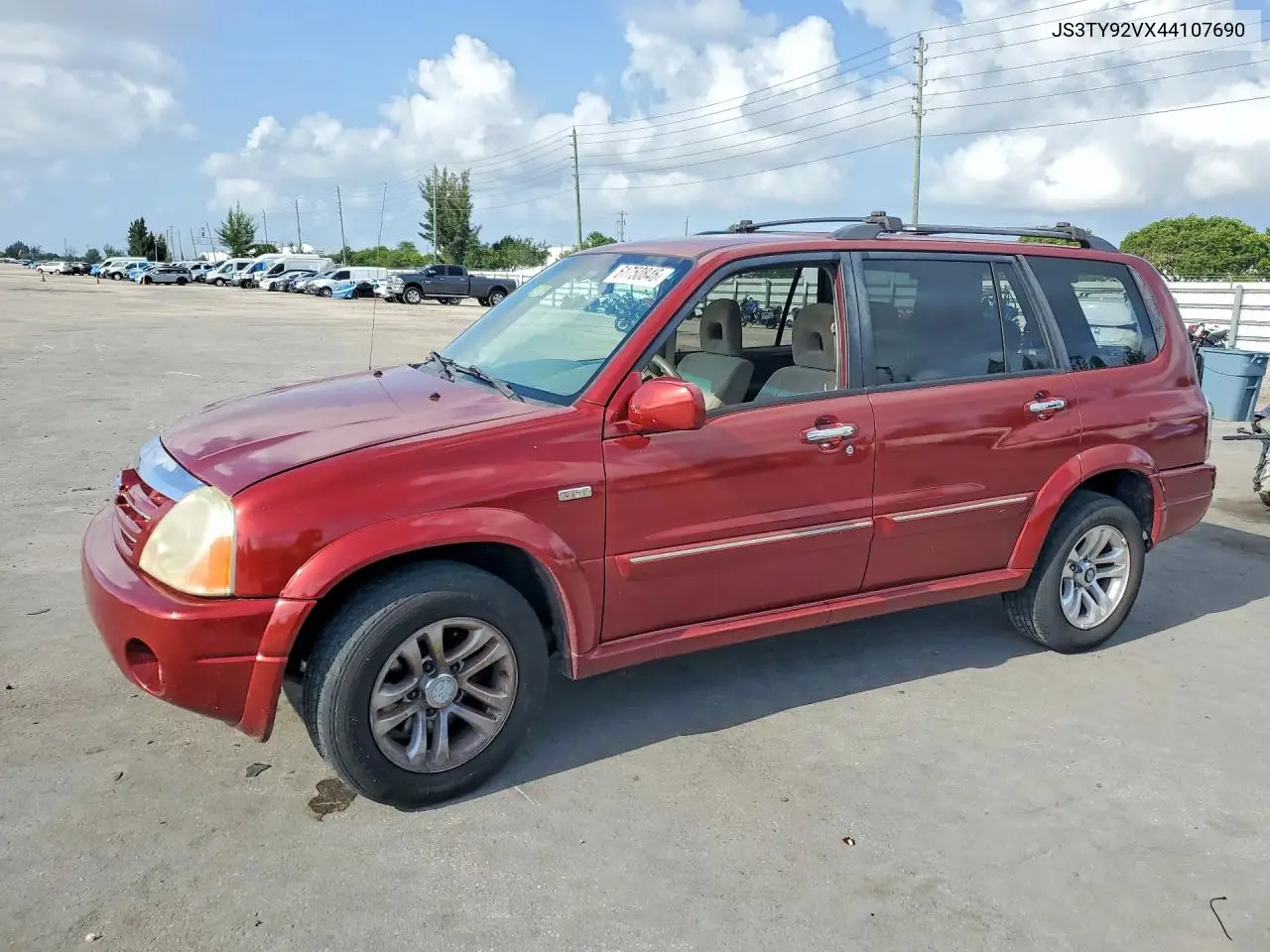 2004 Suzuki Xl7 Ex VIN: JS3TY92VX44107690 Lot: 61750846