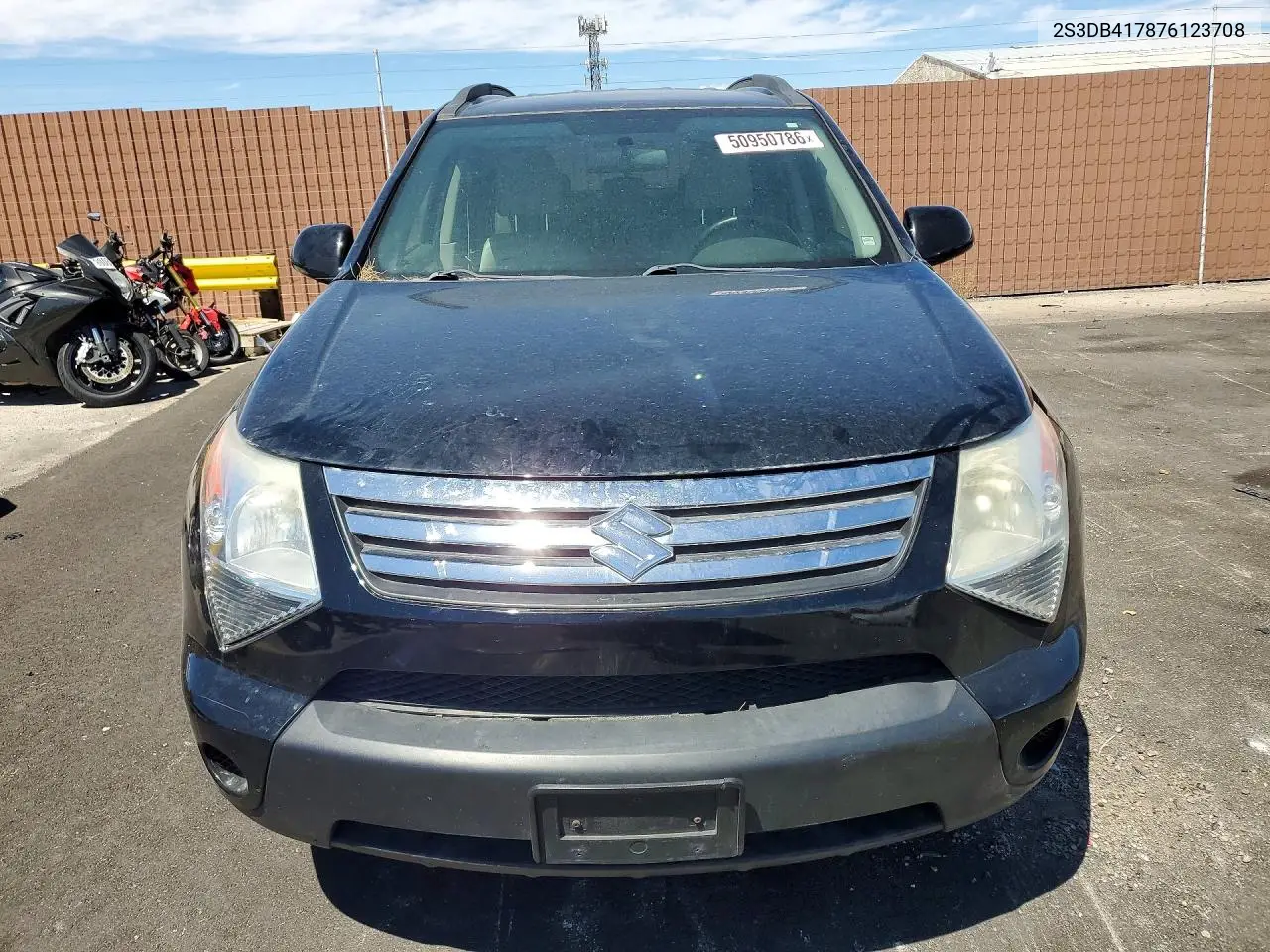 2007 Suzuki Xl7 Luxury VIN: 2S3DB417876123708 Lot: 50950786