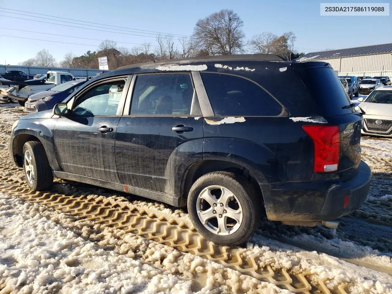 2008 Suzuki Xl7 VIN: 2S3DA217586119088 Lot: 75960395