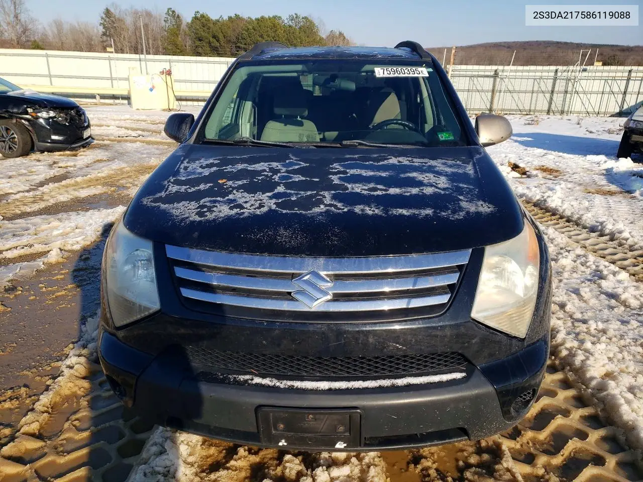 2008 Suzuki Xl7 VIN: 2S3DA217586119088 Lot: 75960395