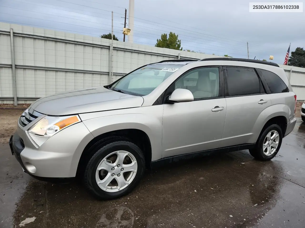2008 Suzuki Xl7 Luxury VIN: 2S3DA317886102338 Lot: 83827595