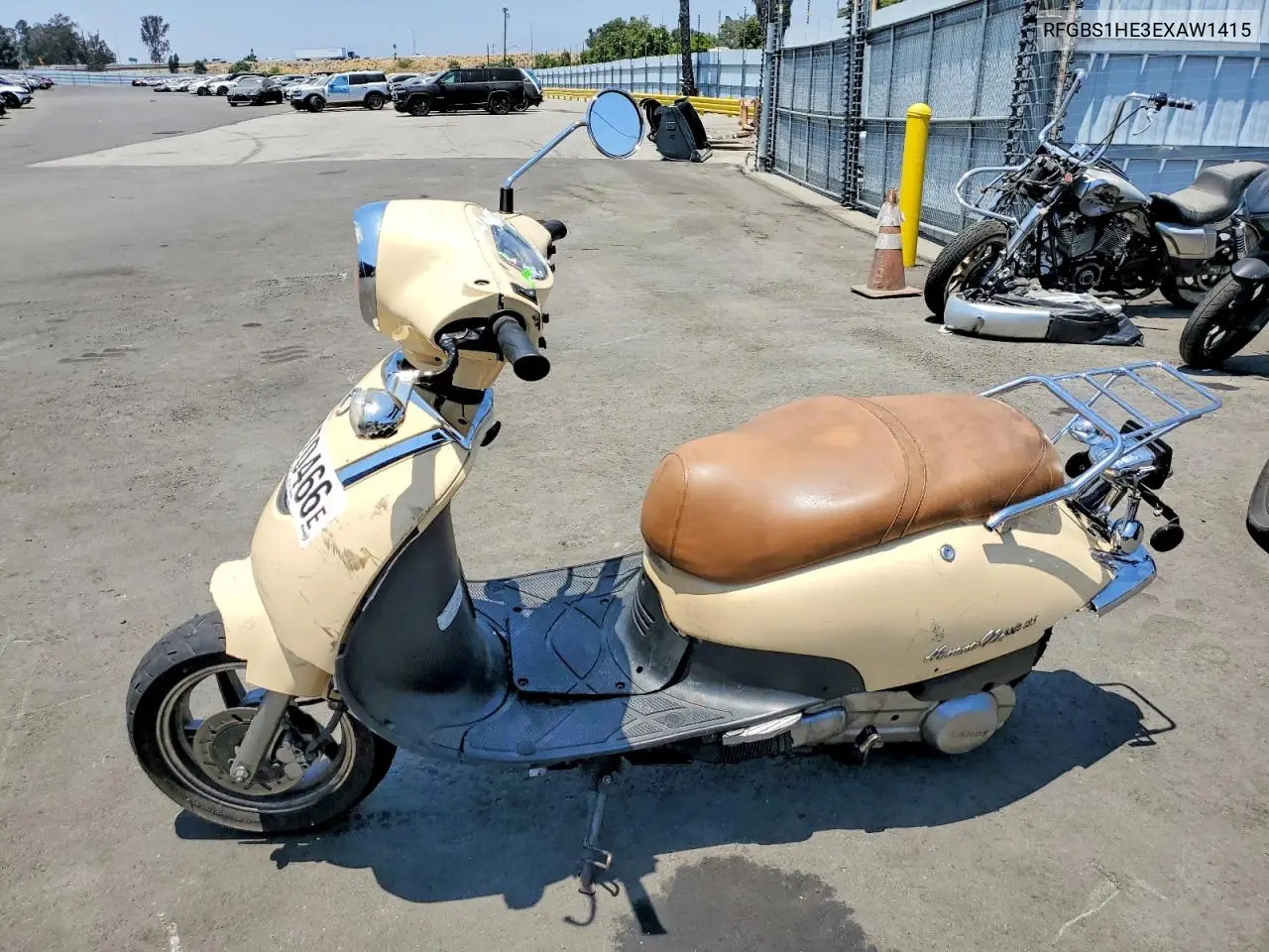 2014 Sym Fiddle Ii 125 VIN: RFGBS1HE3EXAW1415 Lot: 55070466