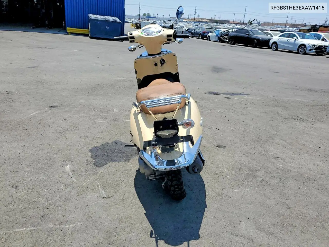2014 Sym Fiddle Ii 125 VIN: RFGBS1HE3EXAW1415 Lot: 55070466