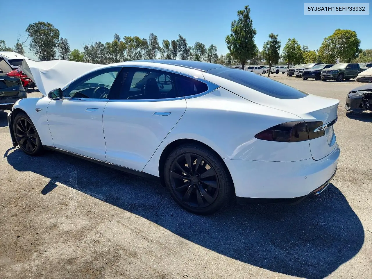 2014 Tesla Model S VIN: 5YJSA1H16EFP33932 Lot: 59732216