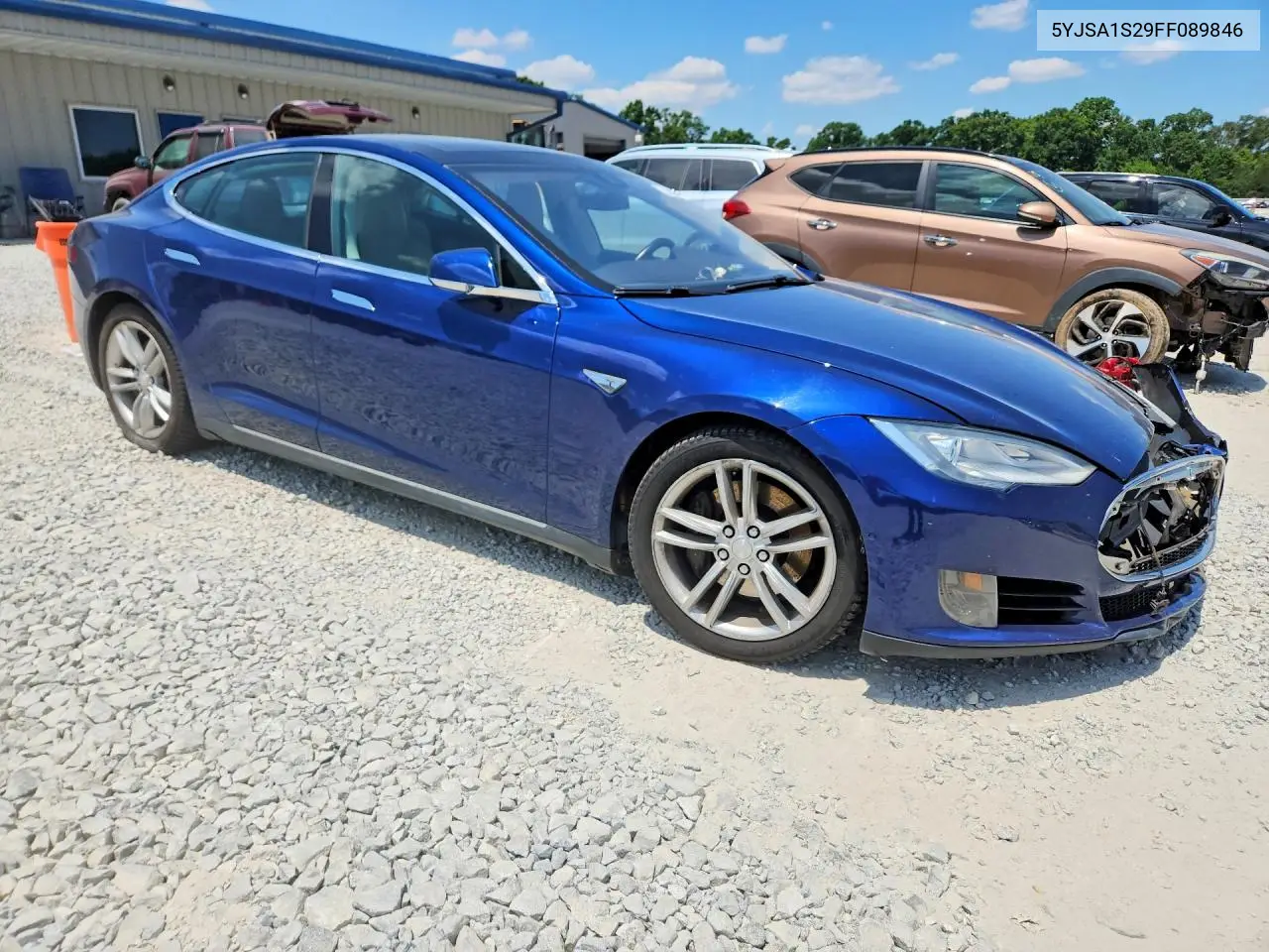 2015 Tesla Model S P85D VIN: 5YJSA1S29FF089846 Lot: 53594876