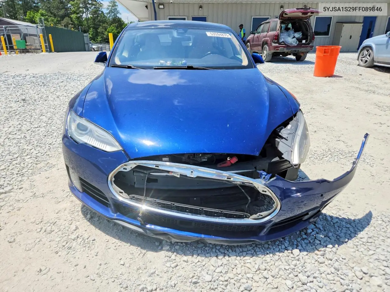 2015 Tesla Model S P85D VIN: 5YJSA1S29FF089846 Lot: 53594876