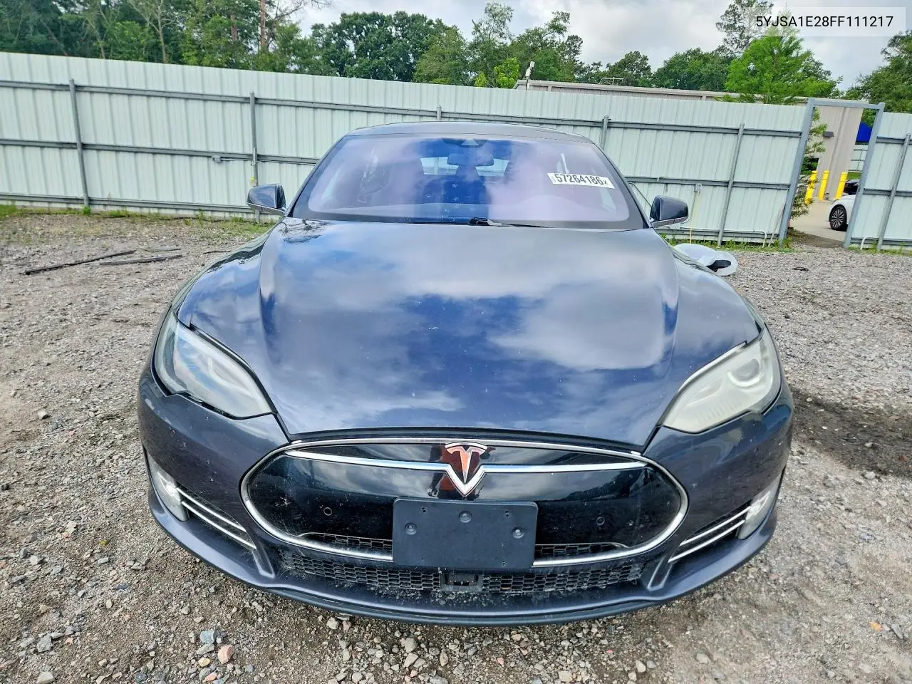 2015 Tesla Model S VIN: 5YJSA1E28FF111217 Lot: 57264186
