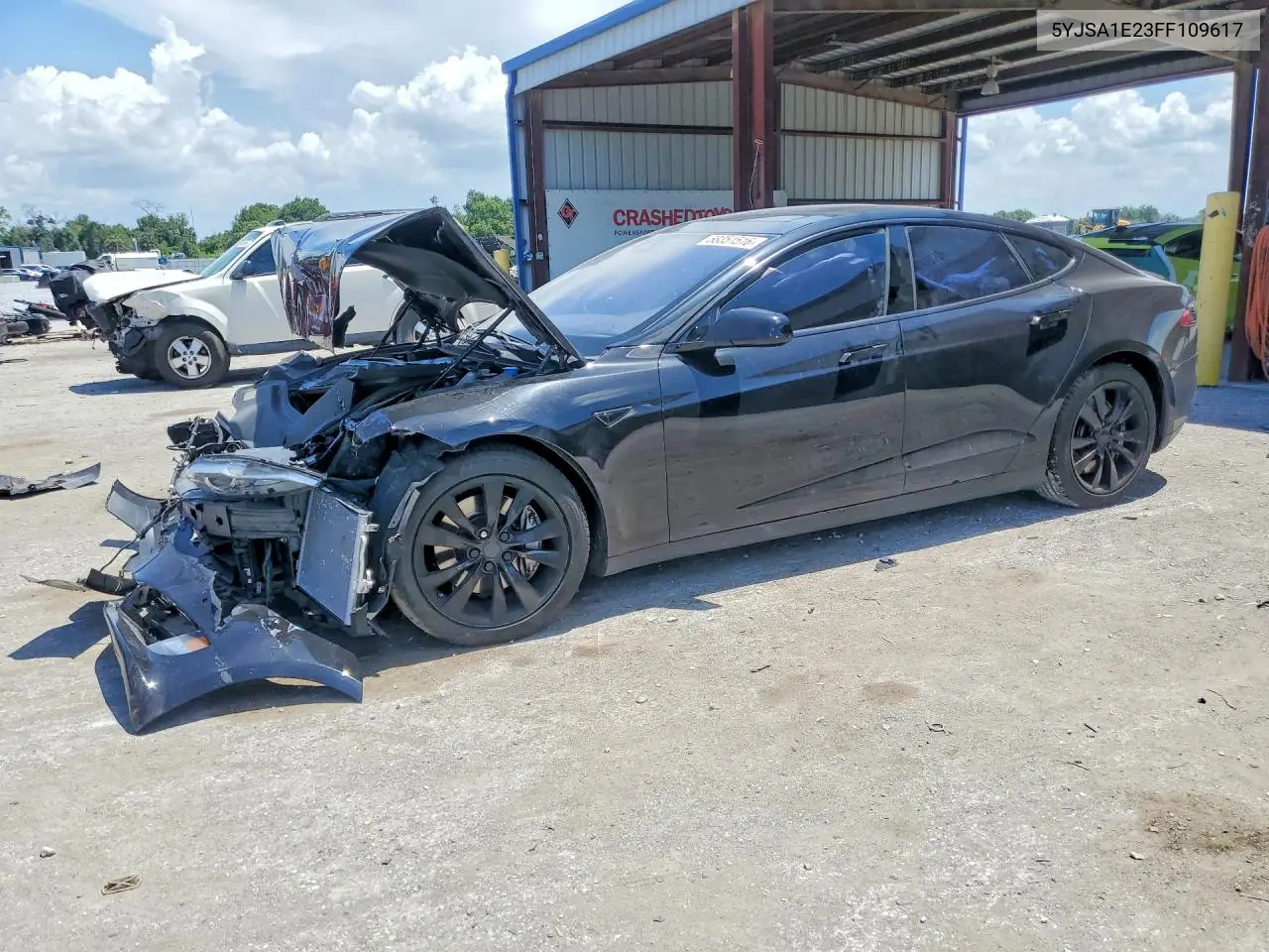 2015 Tesla Model S VIN: 5YJSA1E23FF109617 Lot: 58351516