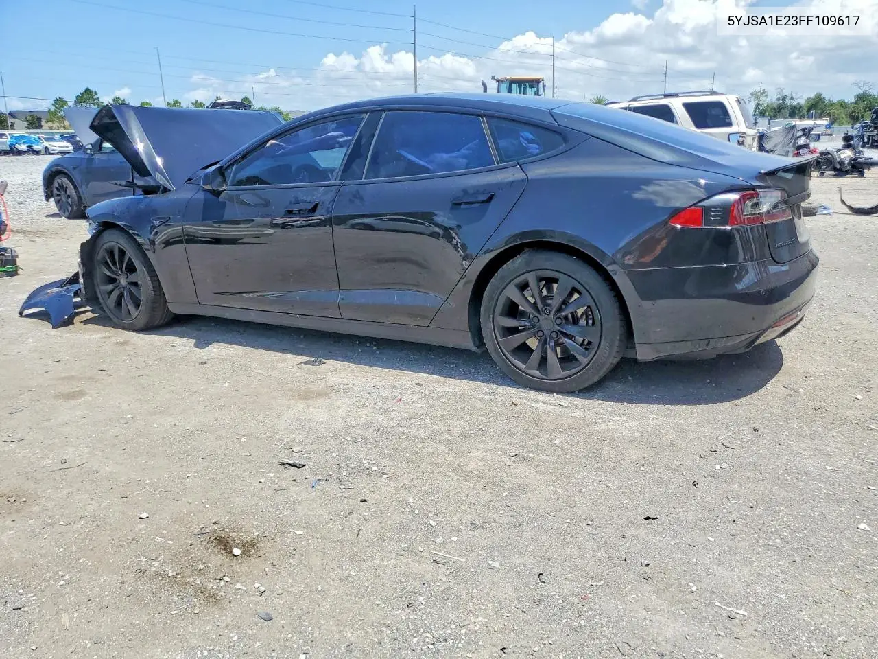 2015 Tesla Model S VIN: 5YJSA1E23FF109617 Lot: 58351516