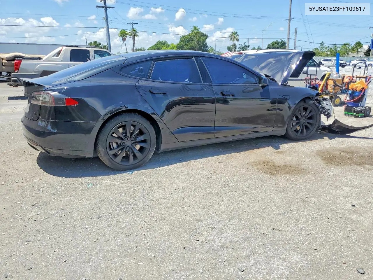 2015 Tesla Model S VIN: 5YJSA1E23FF109617 Lot: 58351516