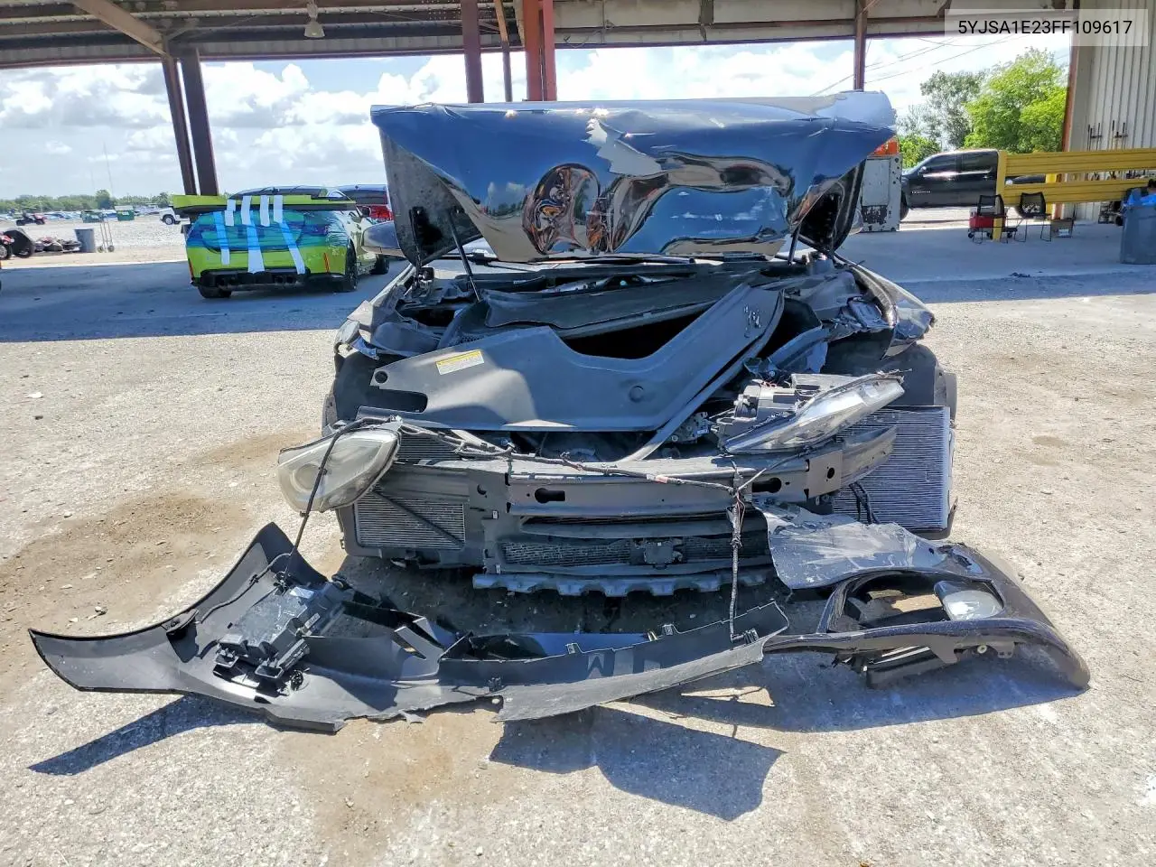 2015 Tesla Model S VIN: 5YJSA1E23FF109617 Lot: 58351516