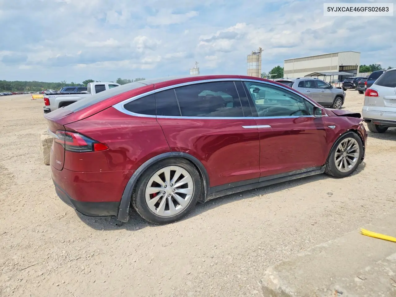 2016 Tesla Model X VIN: 5YJXCAE46GFS02683 Lot: 55802206