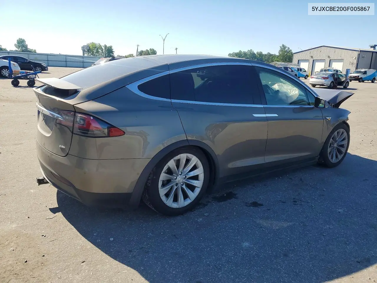 2016 Tesla Model X VIN: 5YJXCBE20GF005867 Lot: 55999826