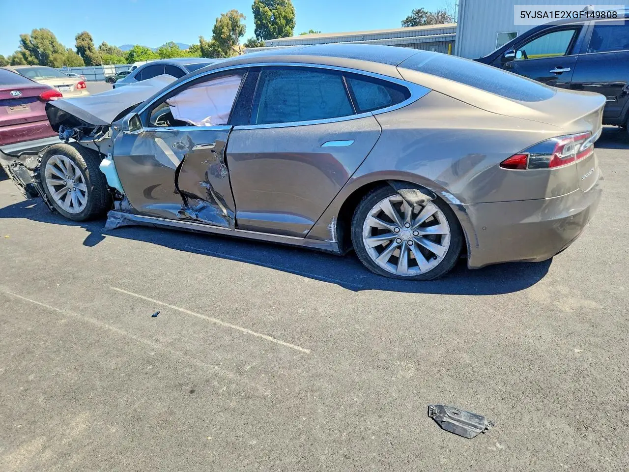 2016 Tesla Model S VIN: 5YJSA1E2XGF149808 Lot: 56639386