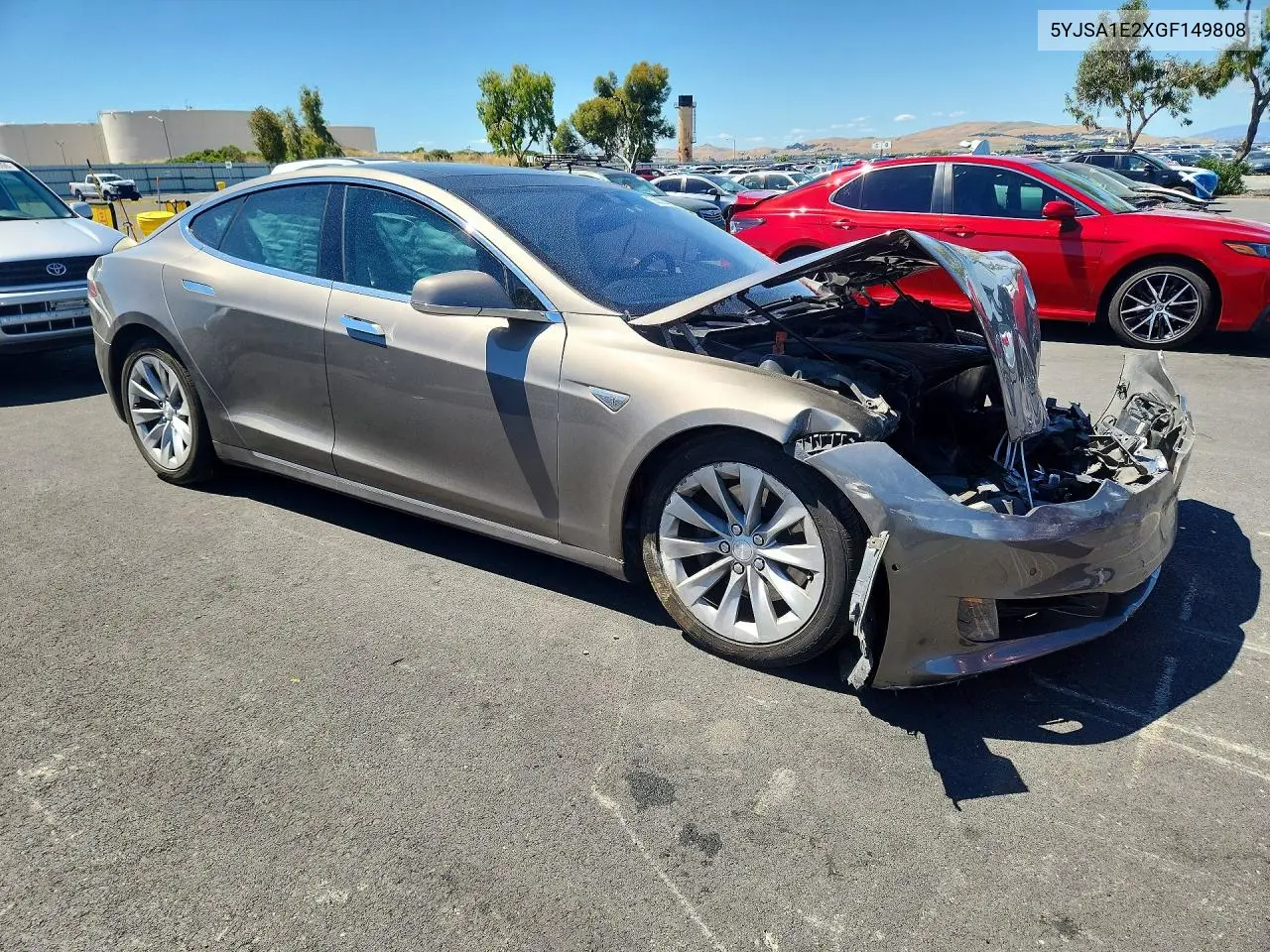 2016 Tesla Model S VIN: 5YJSA1E2XGF149808 Lot: 56639386