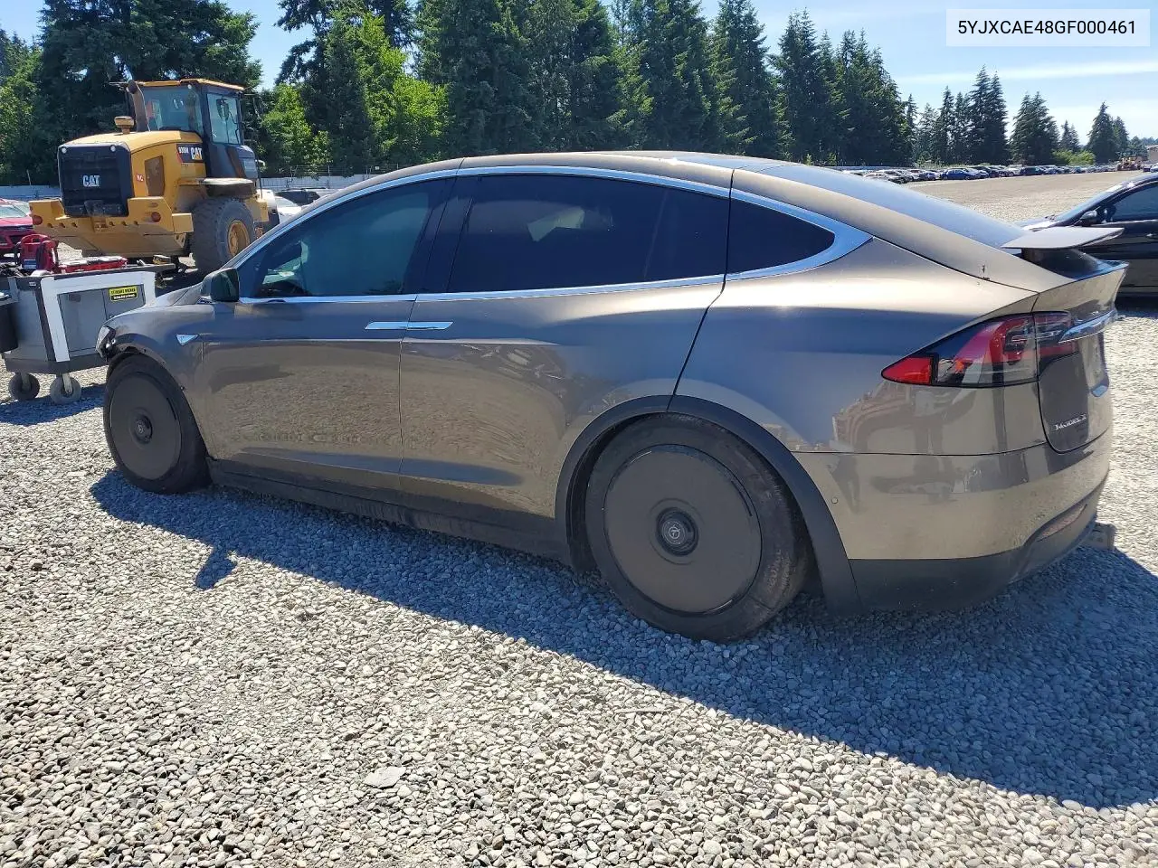2016 Tesla Model X VIN: 5YJXCAE48GF000461 Lot: 57907496