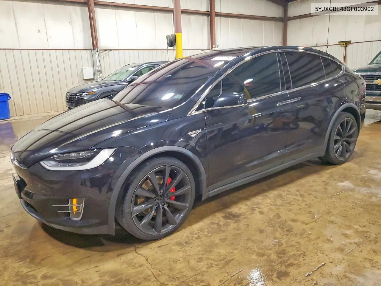 2016 Tesla Model X VIN: 5YJXCBE48GF003902 Lot: 58877536