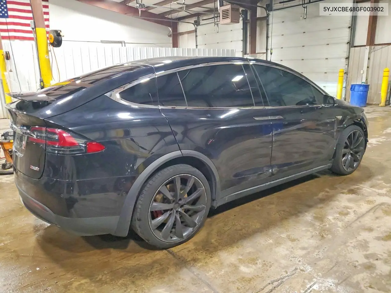 2016 Tesla Model X VIN: 5YJXCBE48GF003902 Lot: 58877536