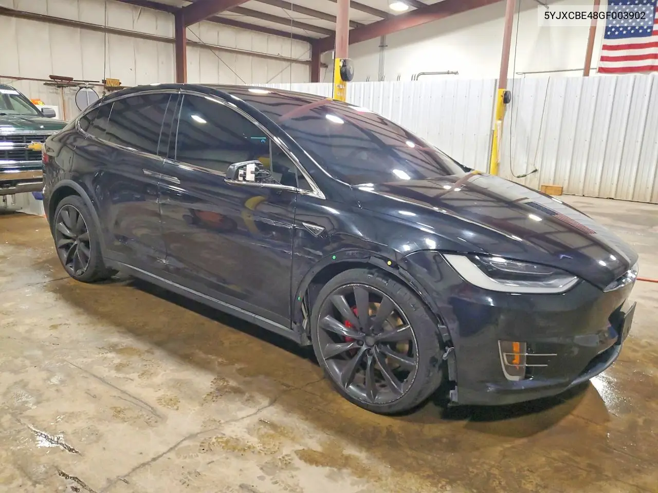 2016 Tesla Model X VIN: 5YJXCBE48GF003902 Lot: 58877536
