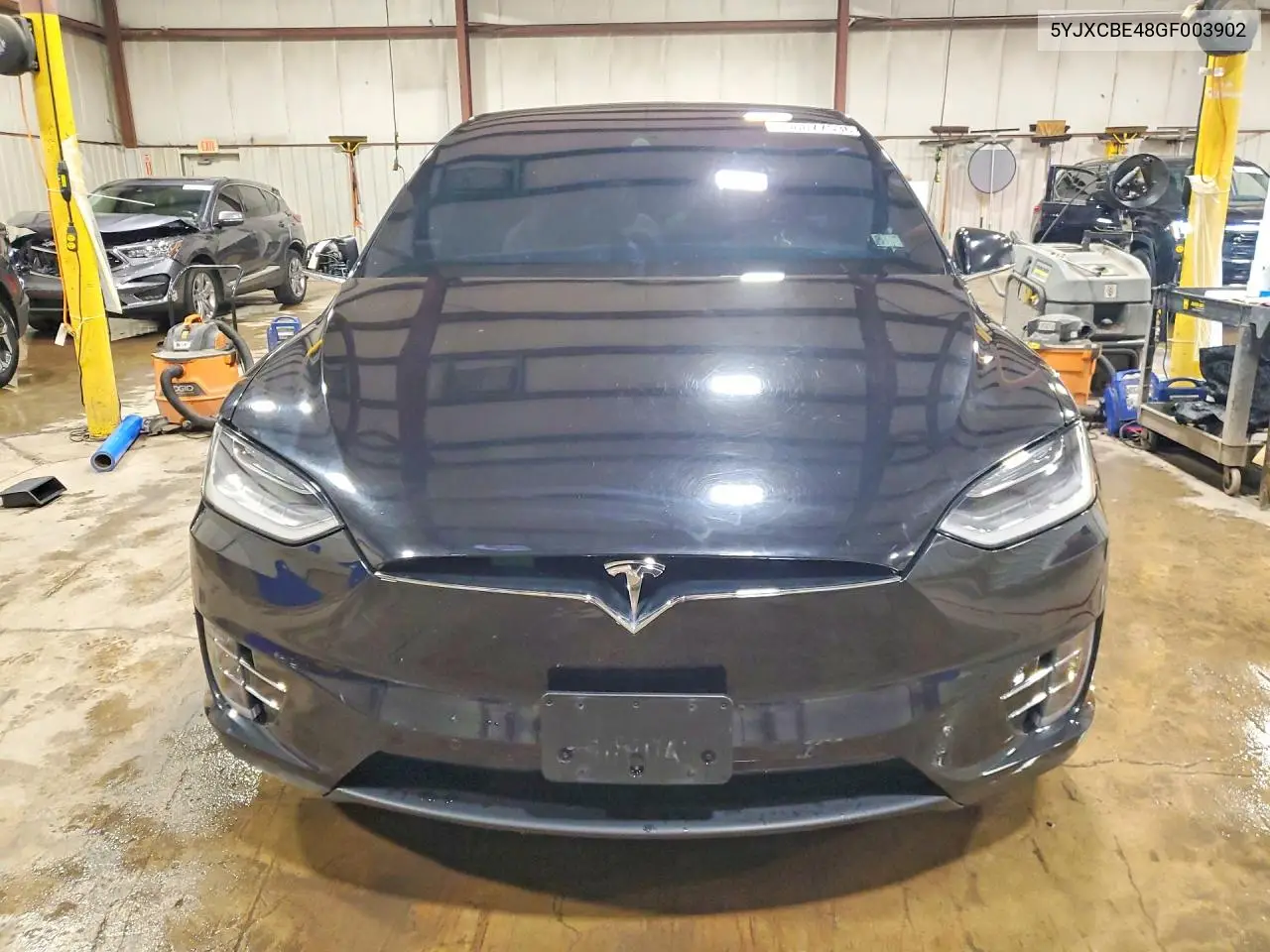 2016 Tesla Model X VIN: 5YJXCBE48GF003902 Lot: 58877536