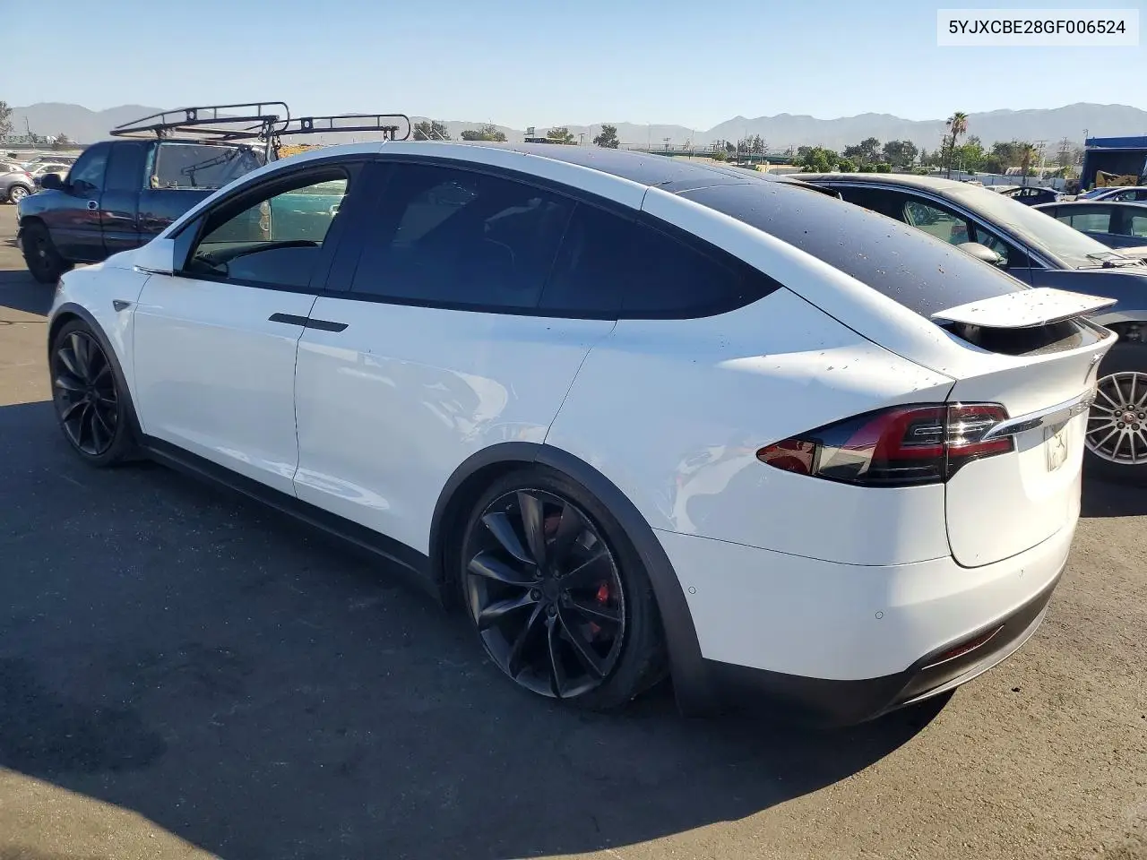 2016 Tesla Model X VIN: 5YJXCBE28GF006524 Lot: 59986226