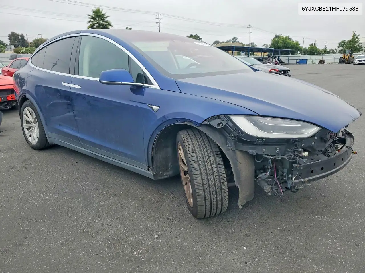 2017 Tesla Model X VIN: 5YJXCBE21HF079588 Lot: 52866516