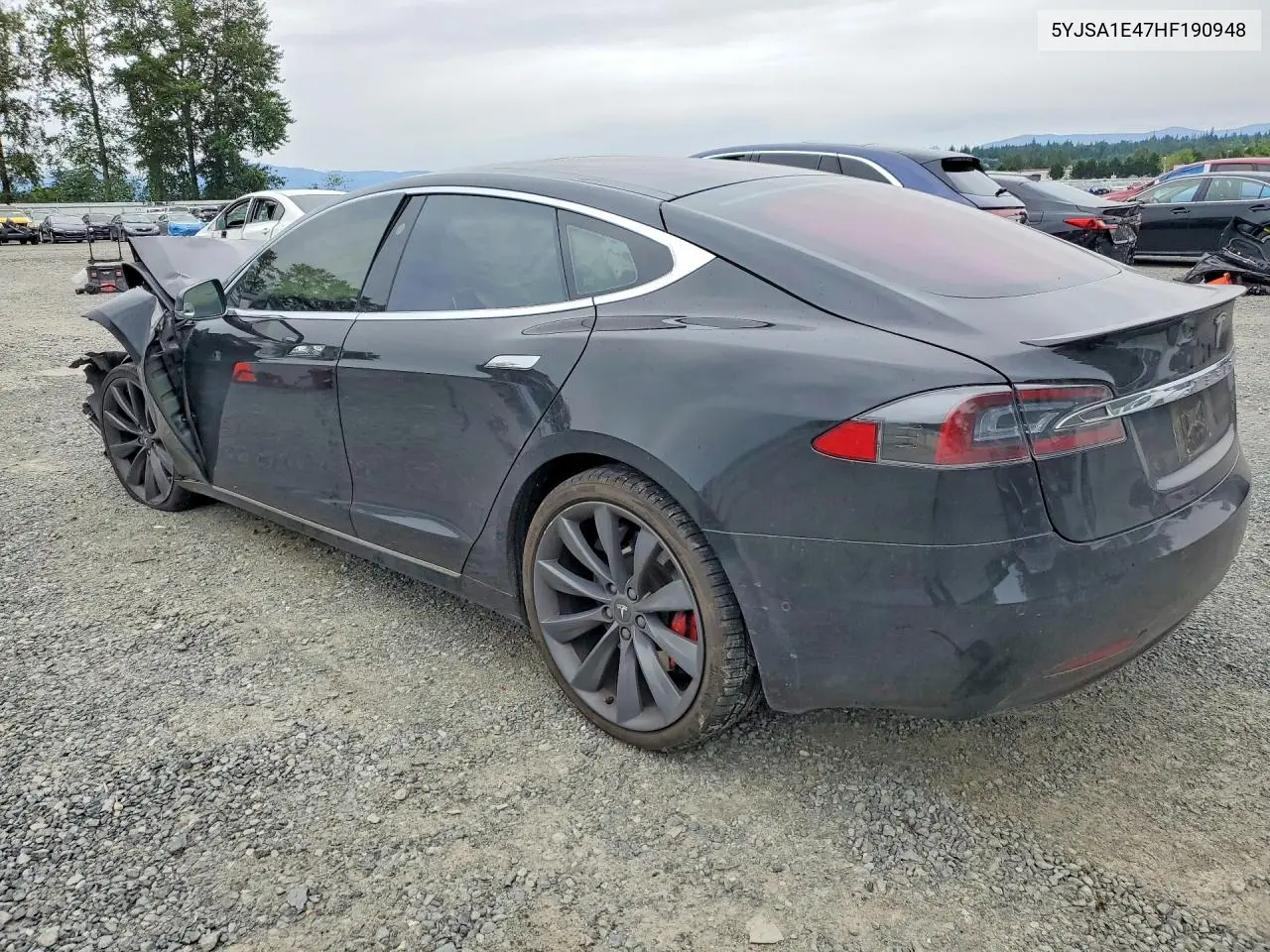 2017 Tesla Model S VIN: 5YJSA1E47HF190948 Lot: 56501776