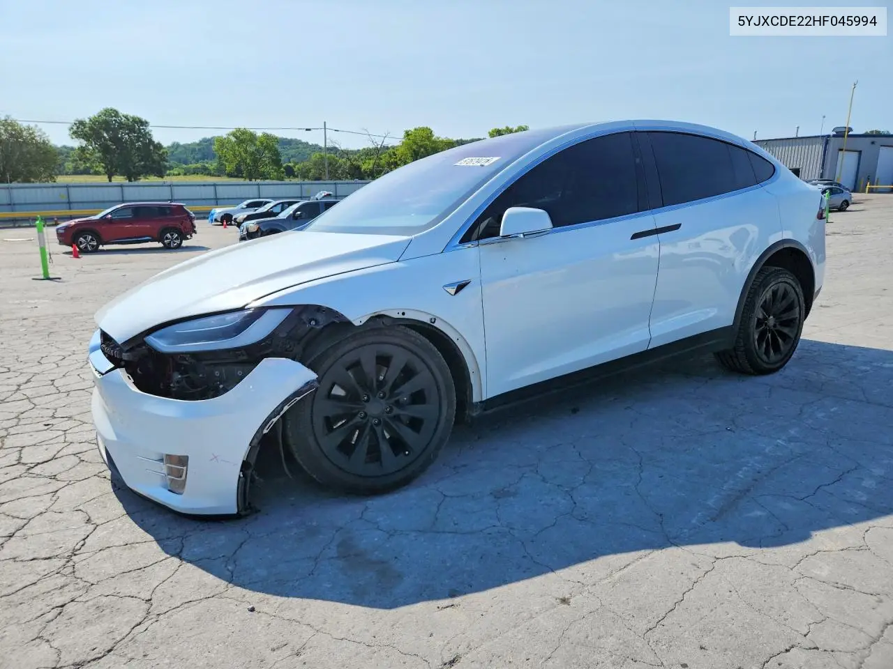 2017 Tesla Model X VIN: 5YJXCDE22HF045994 Lot: 57679416