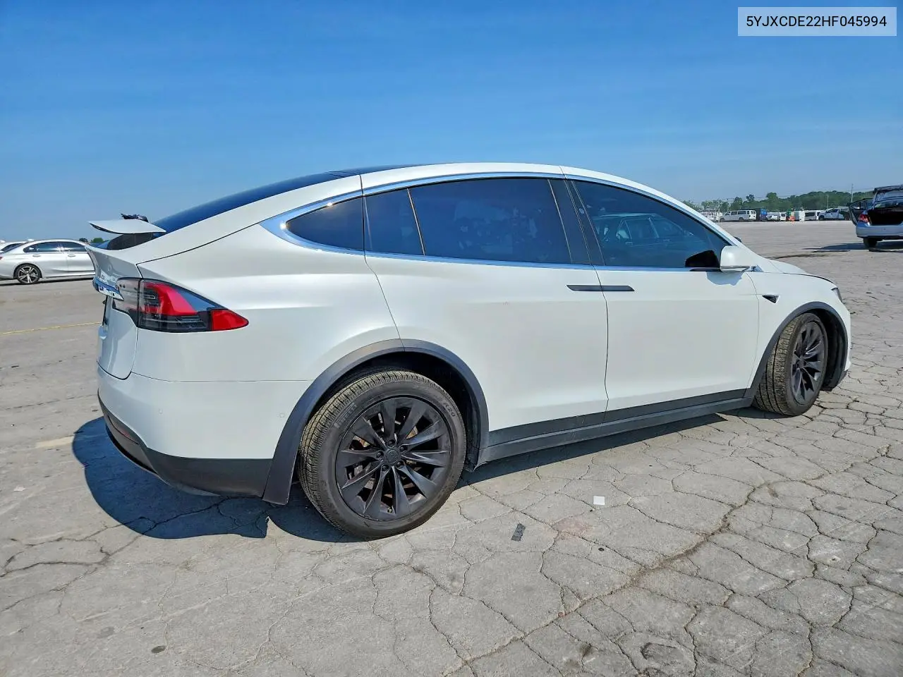 2017 Tesla Model X VIN: 5YJXCDE22HF045994 Lot: 57679416