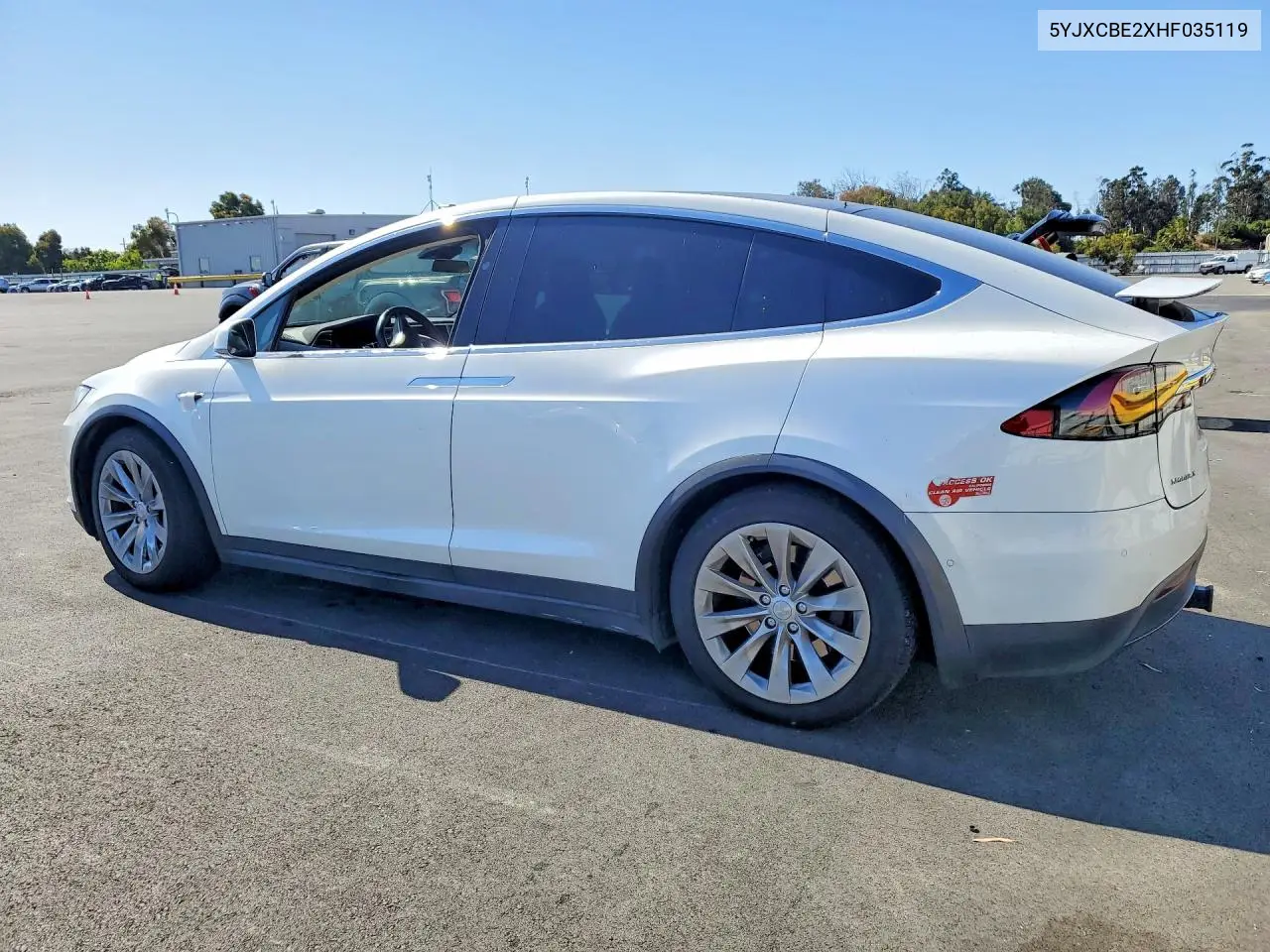 2017 Tesla Model X VIN: 5YJXCBE2XHF035119 Lot: 58469986