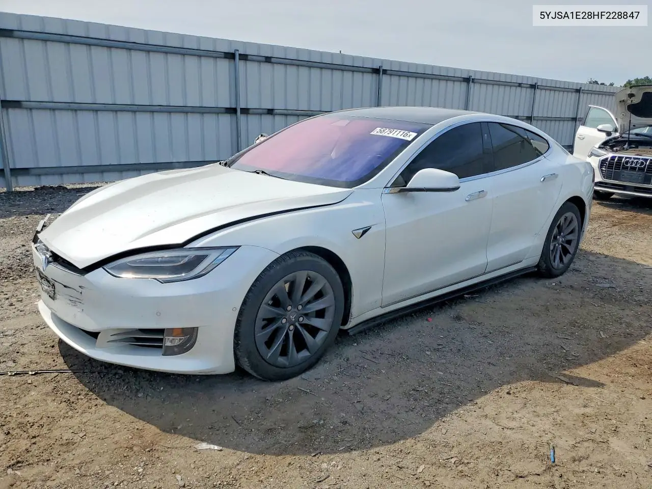 2017 Tesla Model S VIN: 5YJSA1E28HF228847 Lot: 58791116