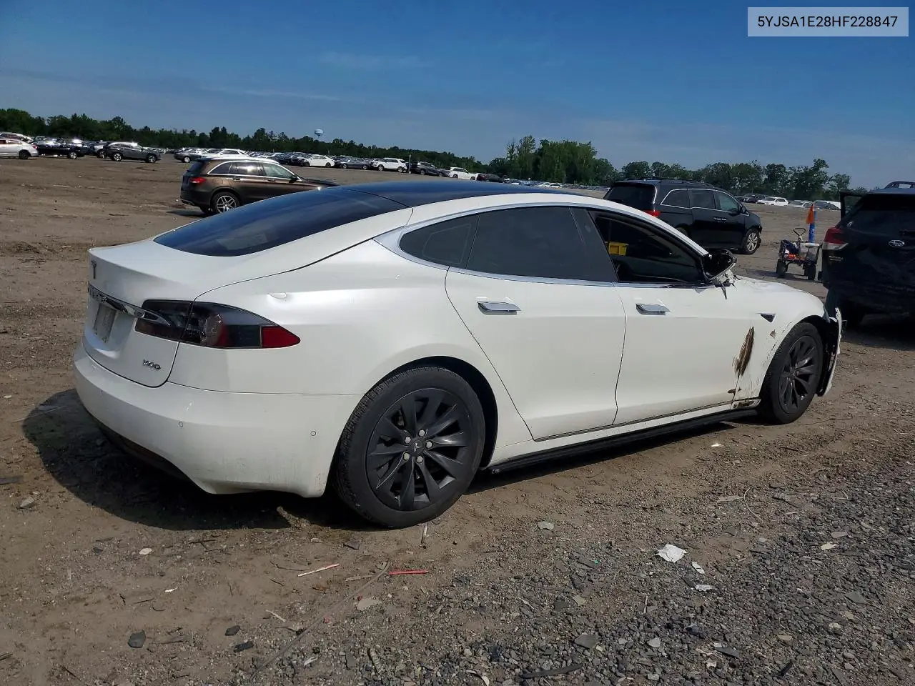 2017 Tesla Model S VIN: 5YJSA1E28HF228847 Lot: 58791116