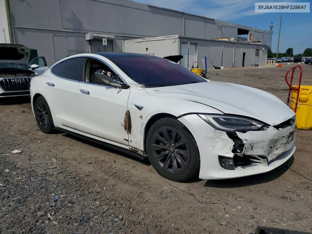 2017 Tesla Model S VIN: 5YJSA1E28HF228847 Lot: 58791116