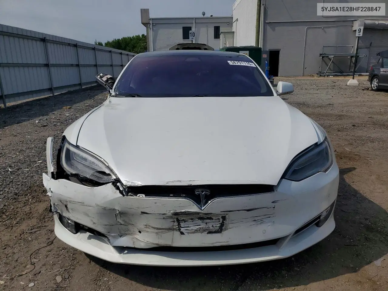 2017 Tesla Model S VIN: 5YJSA1E28HF228847 Lot: 58791116