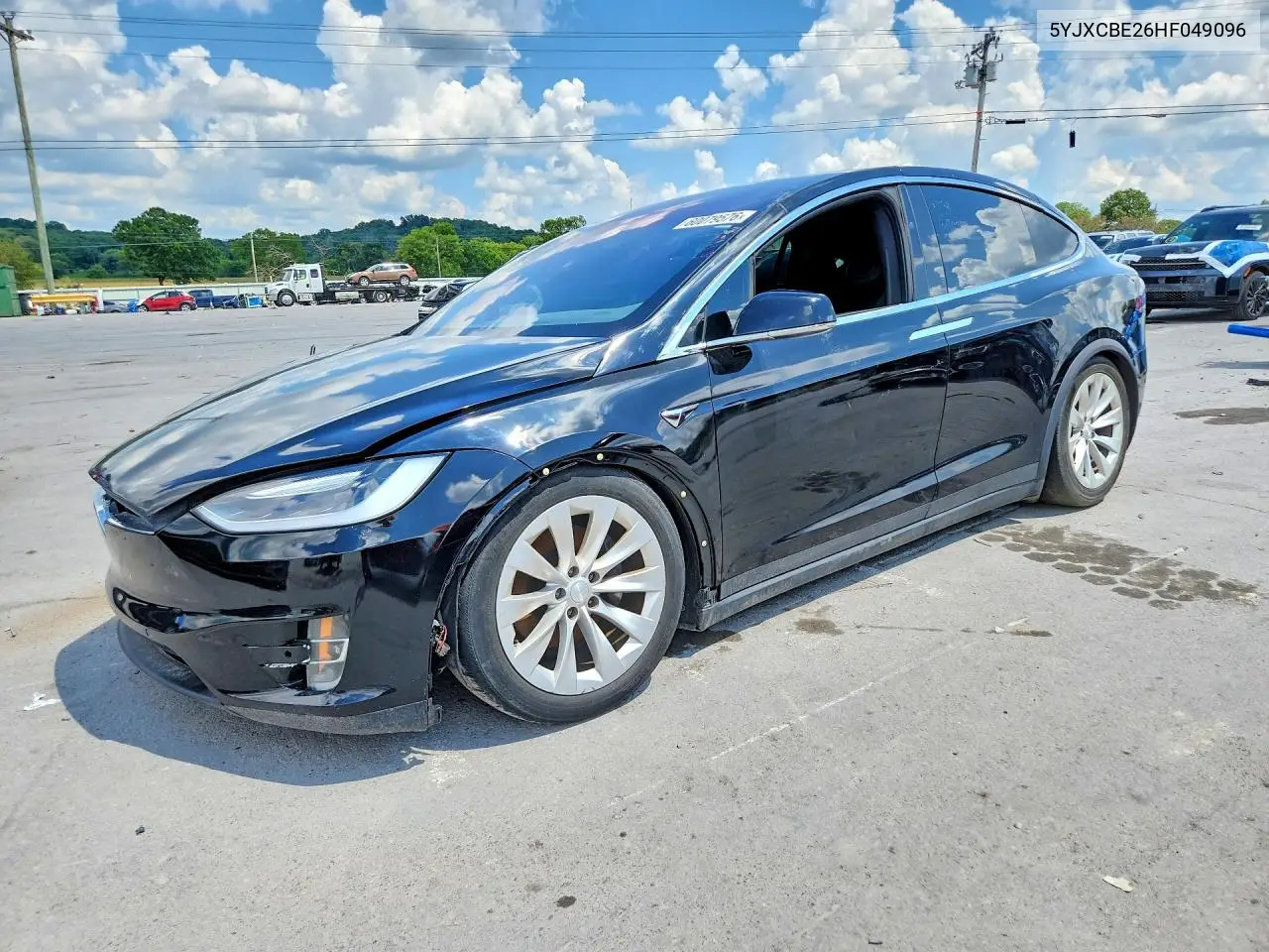 2017 Tesla Model X VIN: 5YJXCBE26HF049096 Lot: 60079576