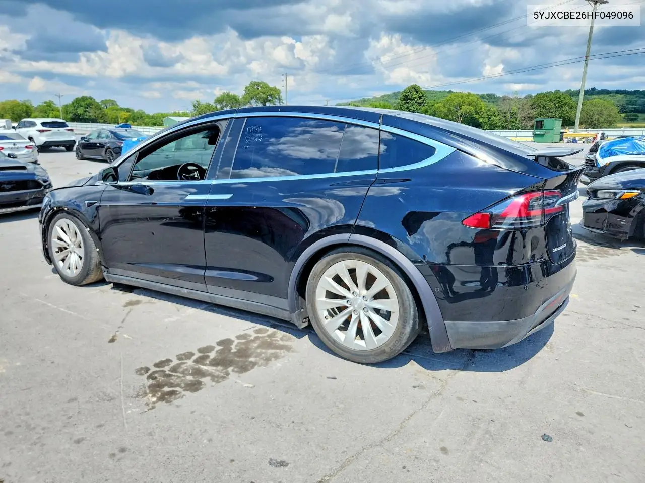 2017 Tesla Model X VIN: 5YJXCBE26HF049096 Lot: 60079576