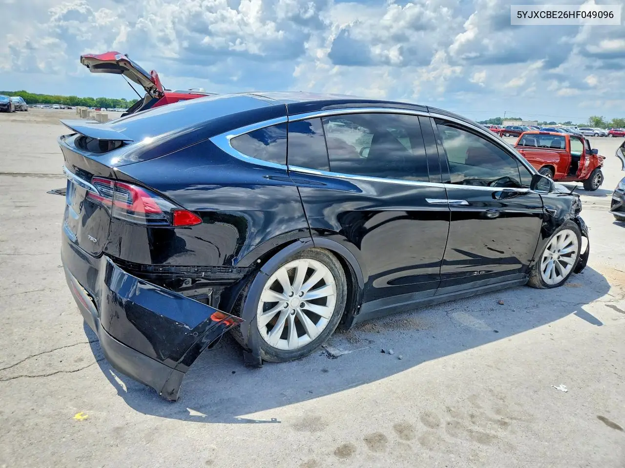 2017 Tesla Model X VIN: 5YJXCBE26HF049096 Lot: 60079576