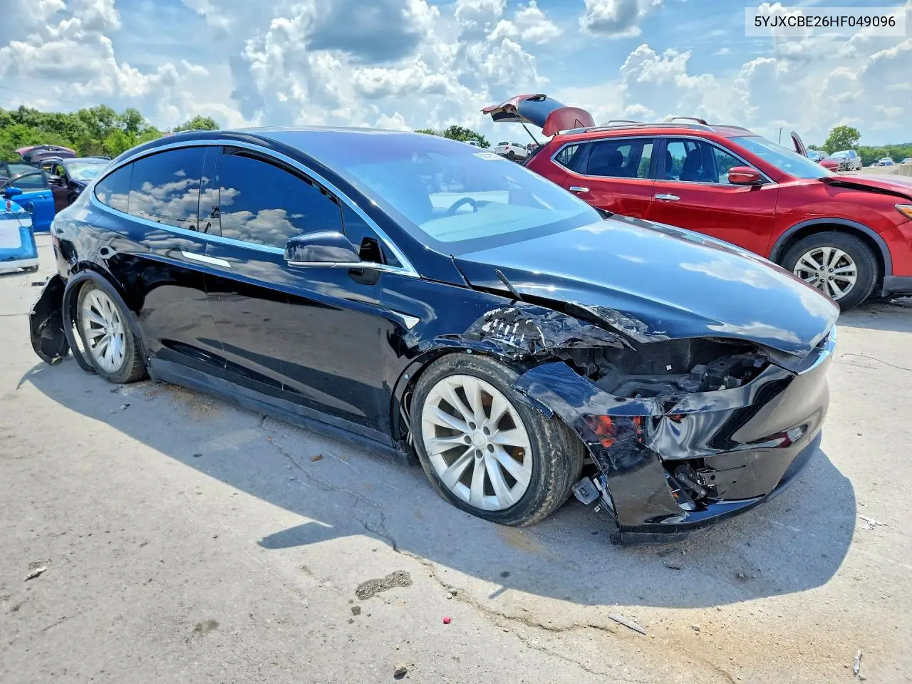 2017 Tesla Model X VIN: 5YJXCBE26HF049096 Lot: 60079576