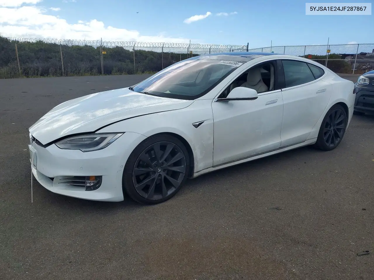 2018 Tesla Model S VIN: 5YJSA1E24JF287867 Lot: 56336896