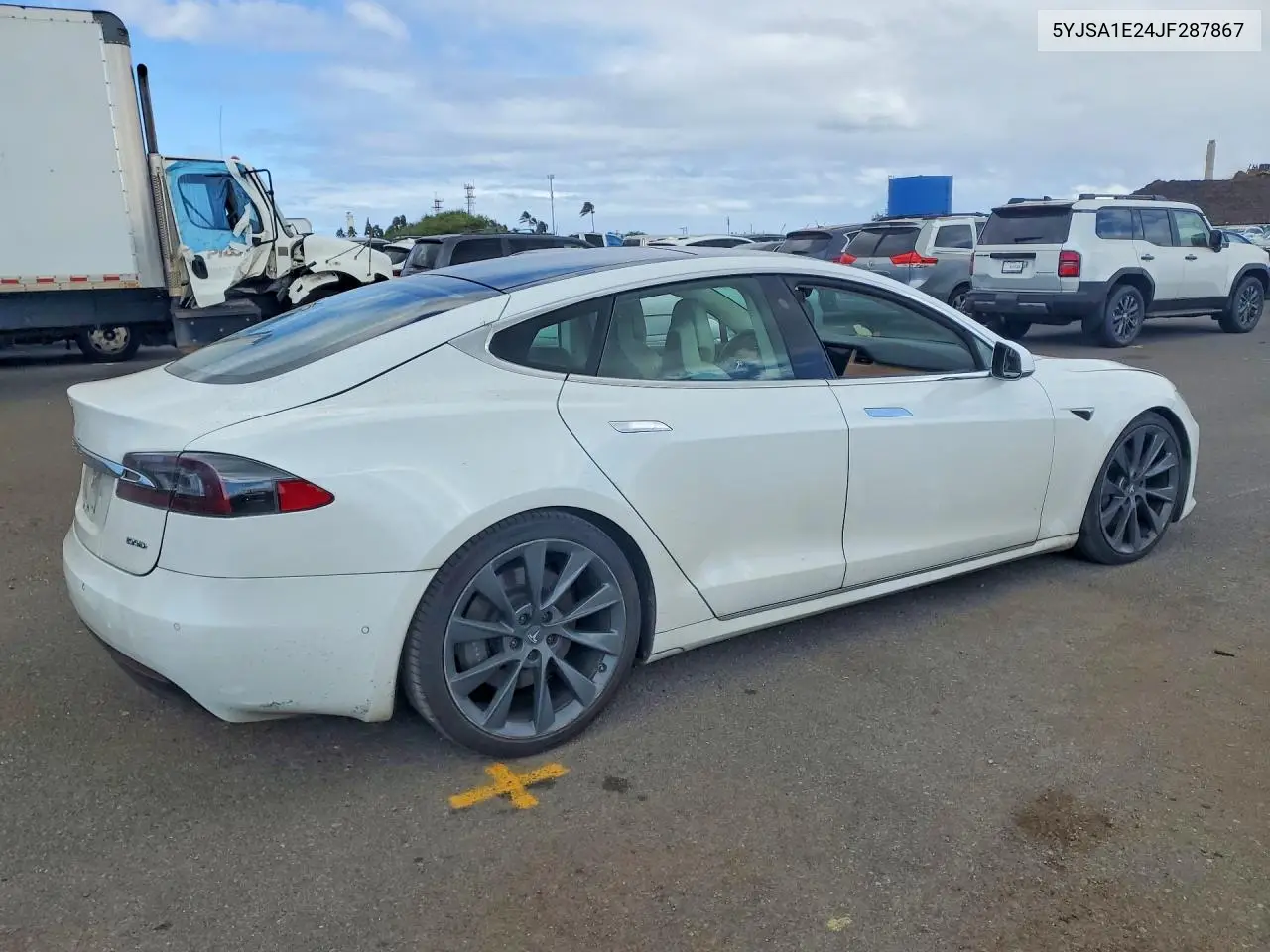 2018 Tesla Model S VIN: 5YJSA1E24JF287867 Lot: 56336896