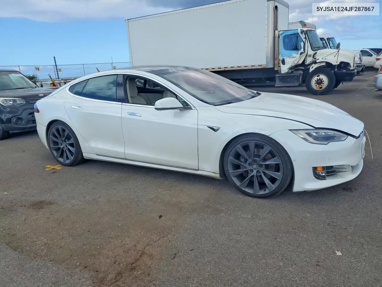2018 Tesla Model S VIN: 5YJSA1E24JF287867 Lot: 56336896