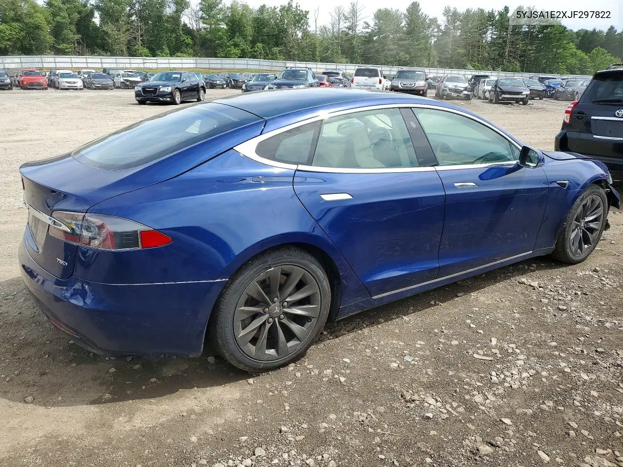 2018 Tesla Model S VIN: 5YJSA1E2XJF297822 Lot: 57339586