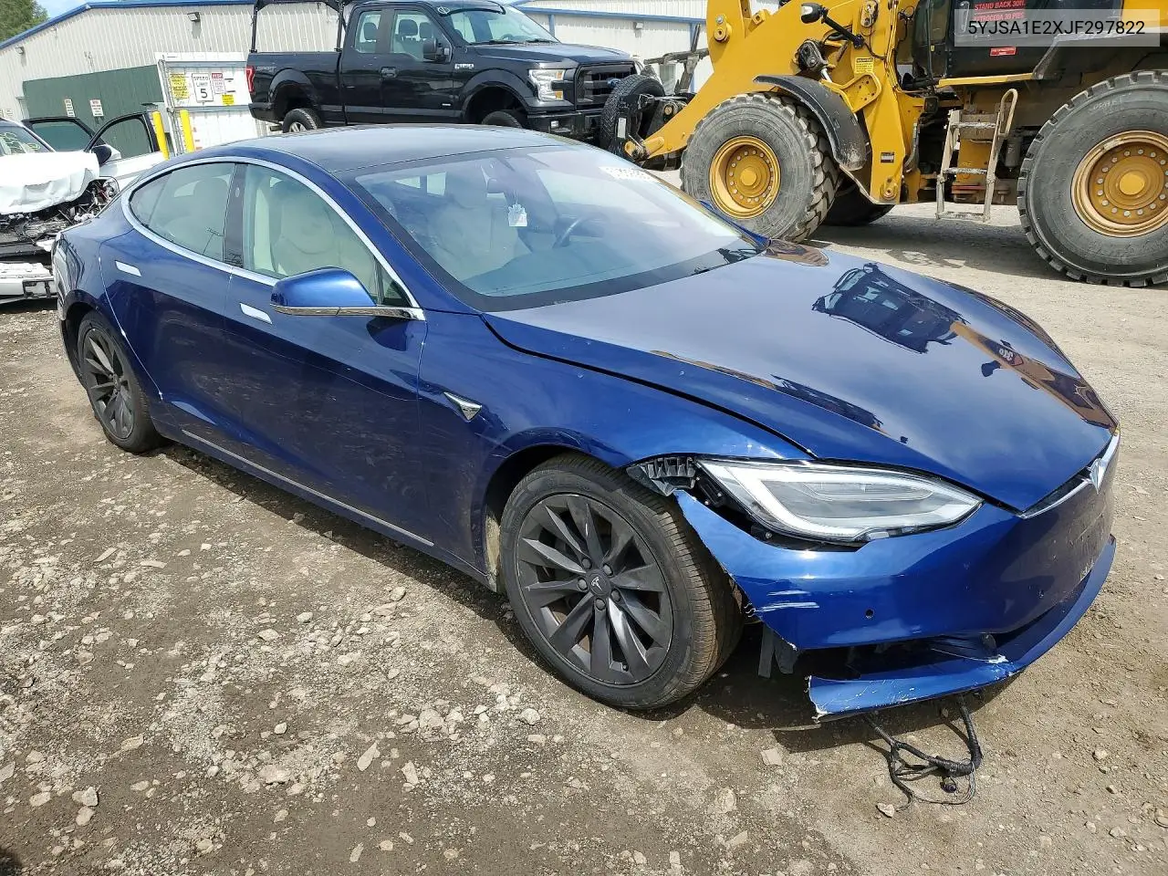 2018 Tesla Model S VIN: 5YJSA1E2XJF297822 Lot: 57339586